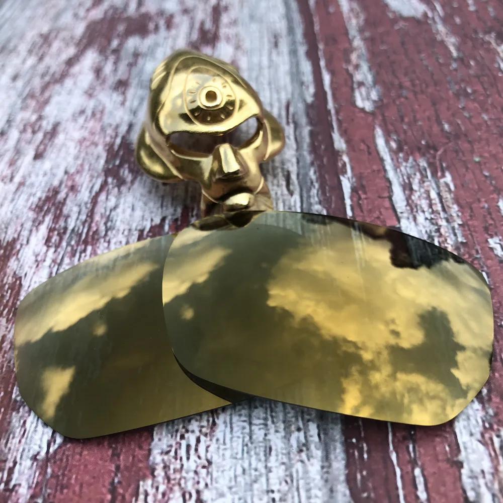 Oakley style swith sunglass-bronze golden mirror   glintbay 100%    